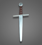 Medieval Knight Sword Replica | Hand-Forged High Carbon Steel Longsword with Scabbard