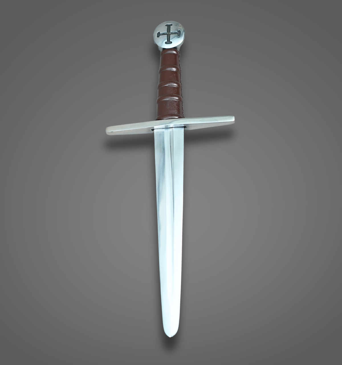 Medieval Knight Sword Replica | Hand-Forged High Carbon Steel Longsword with Scabbard