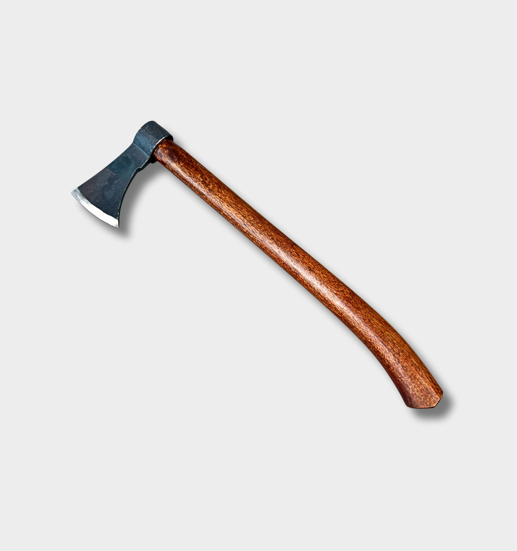 Rustic Viking Axe | Handmade Carbon Steel Hatchet for Outdoor Adventures, Cosplay & Collector’s Display