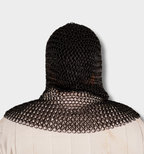 Handmade Medieval Black Chainmail Hauberk