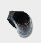Handcrafted Viking Horn Mug 6 Inch | Natural Ox Horn Tankard for Mead, Ale & Beer