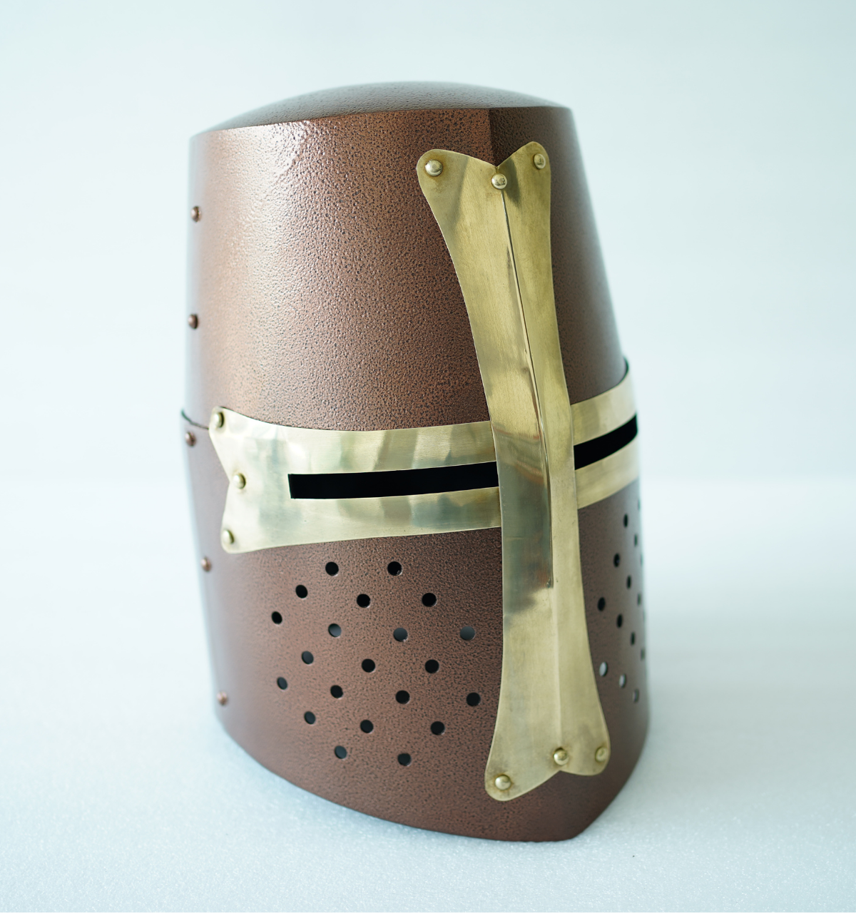 Crusader Helmet Antique Copper