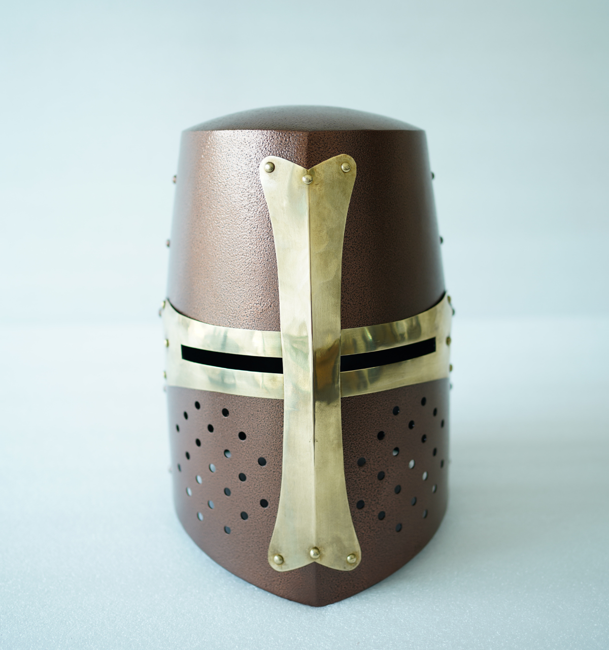 Crusader Helmet Antique Copper