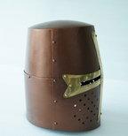 Crusader Helmet Antique Copper