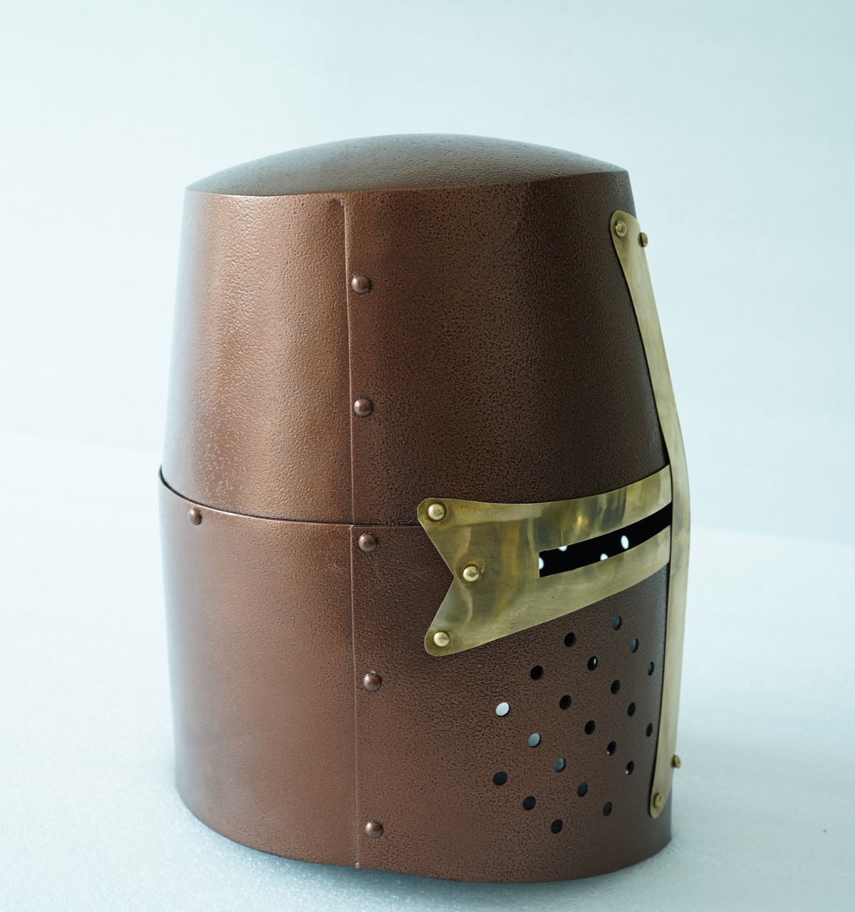 Crusader Helmet Antique Copper