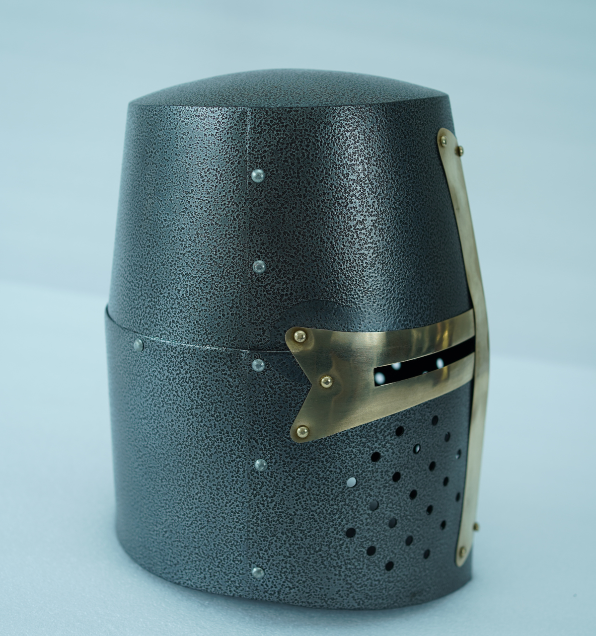 Medieval Crusader Helmet | Antique Grey Finish Knight Armor