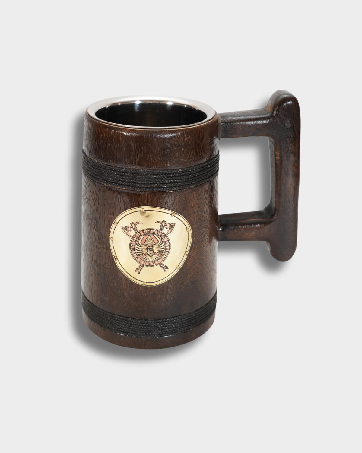 Feast Mug – Wooden Horn Beer Mug | Inner Stainless Steel