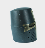 Medieval Crusader Helmet | Antique Grey Finish Knight Armor