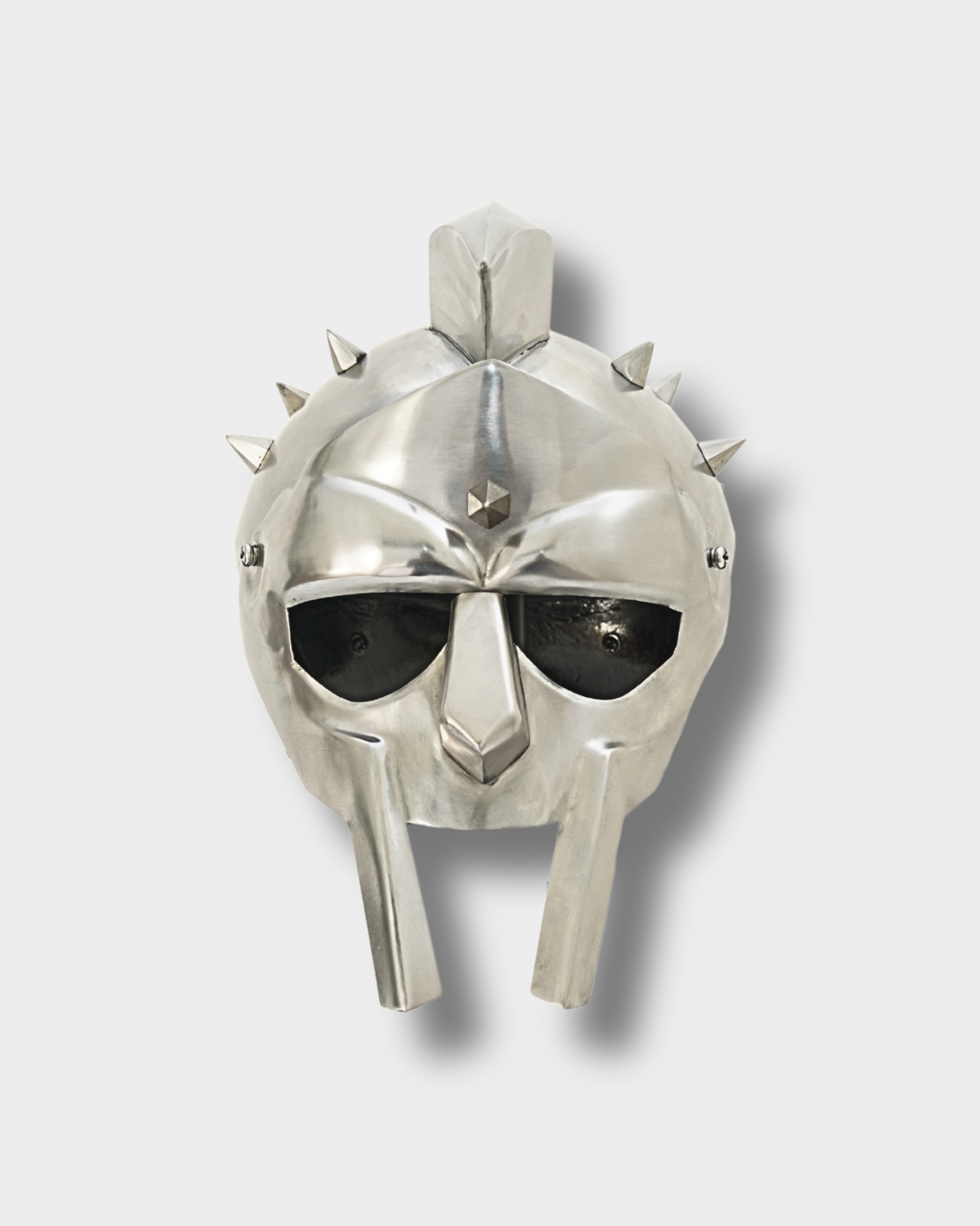 Spike Gladiator Silver Helmet – Roman Helmet