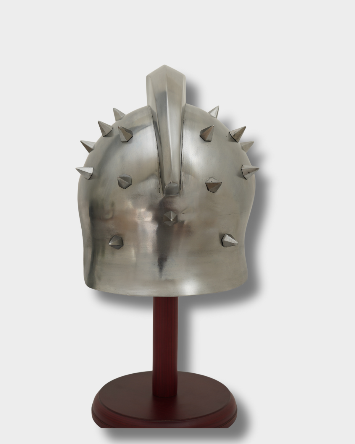 Spike Gladiator Silver Helmet – Roman Helmet
