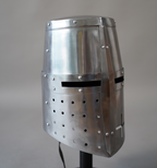 Handmade Steel Crusader Helmet | Medieval Knight Collectible Armor