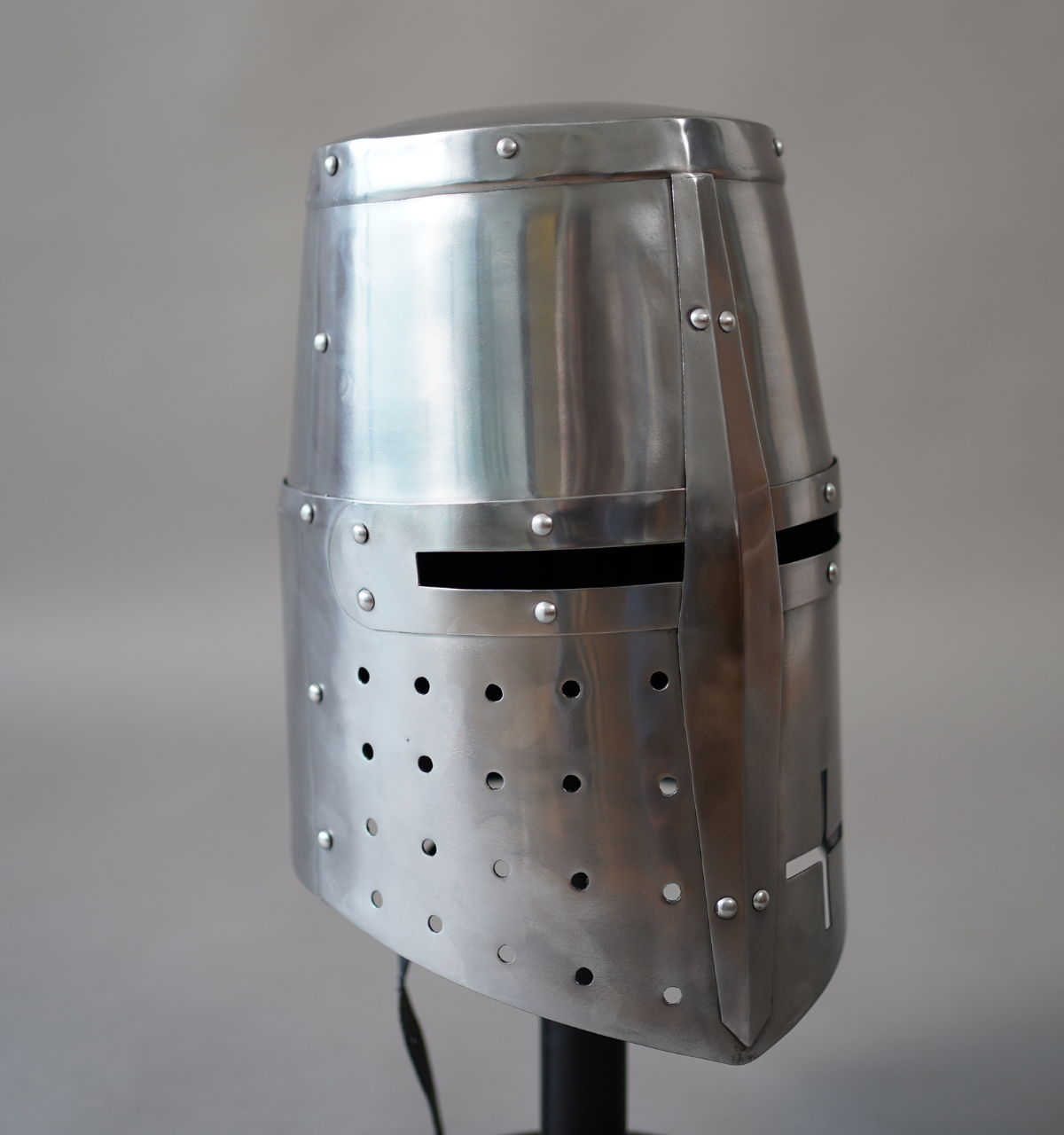 Handmade Steel Crusader Helmet | Medieval Knight Collectible Armor