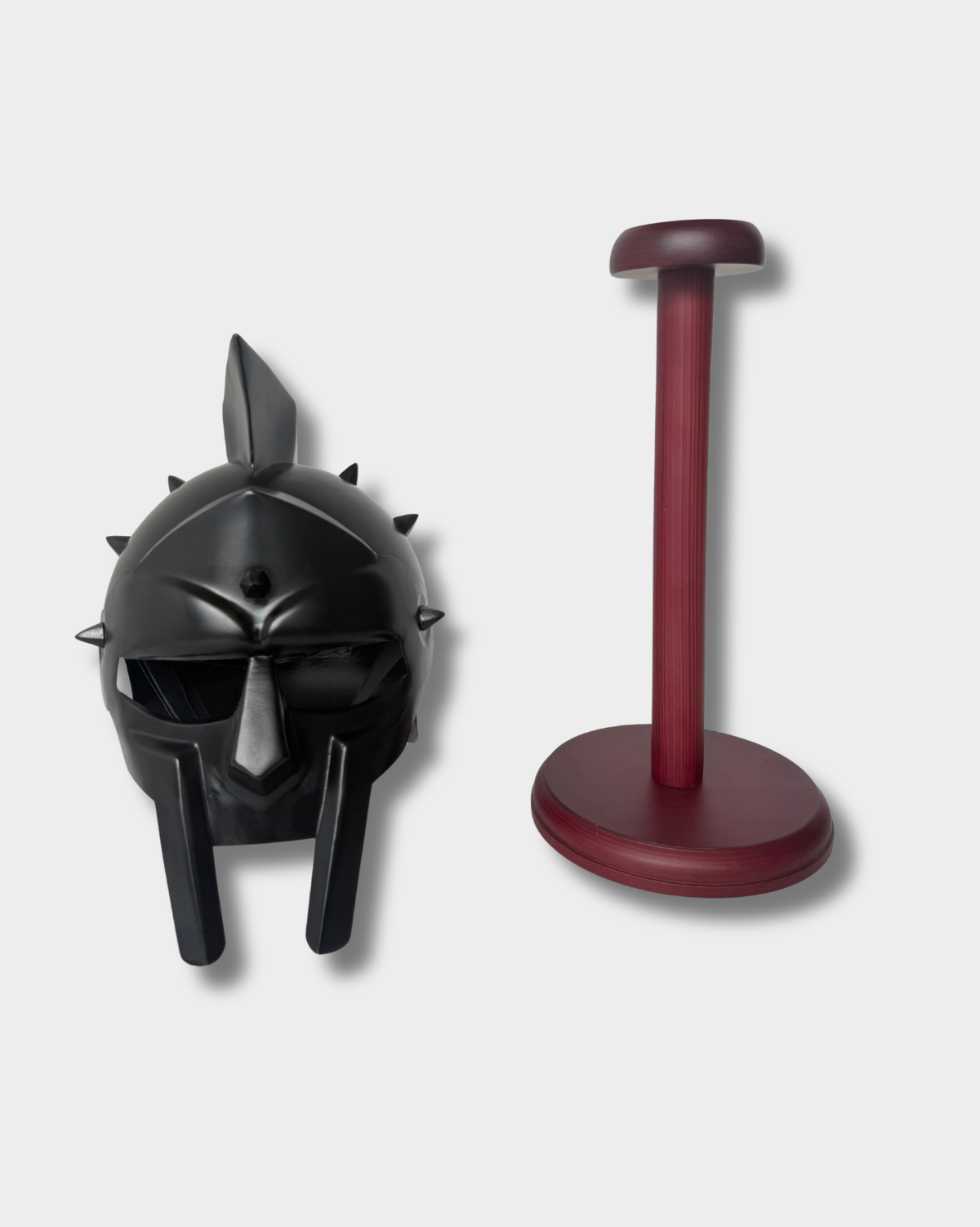 Spike Gladiator Black Helmet – Roman Helmet | Cosplay, Halloween & Home Decoration