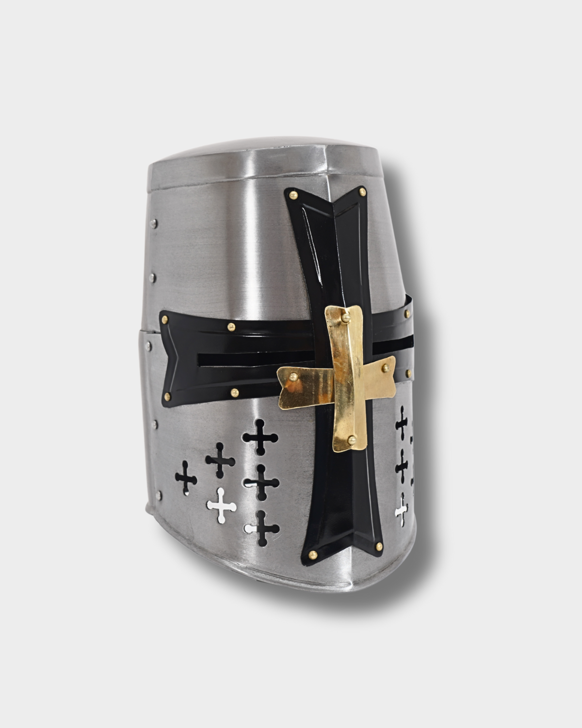 Handmade Crusader Medieval Helmet | LARP, Halloween & Home Display