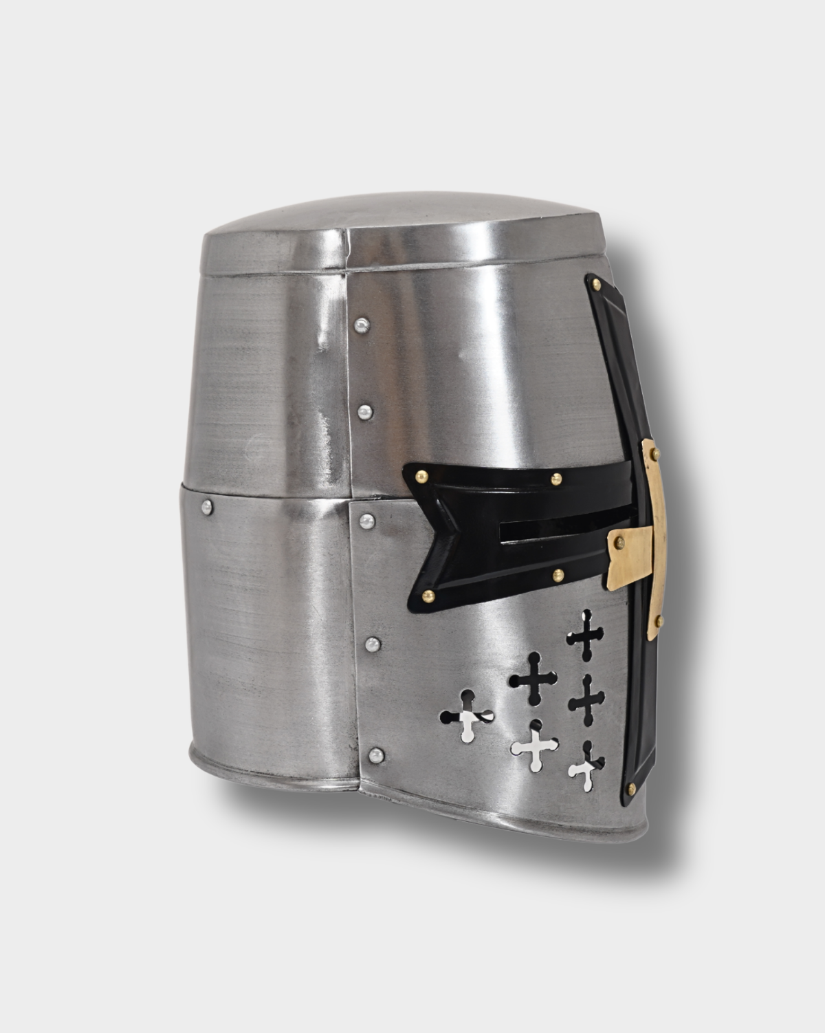 Handmade Crusader Medieval Helmet | LARP, Halloween & Home Display