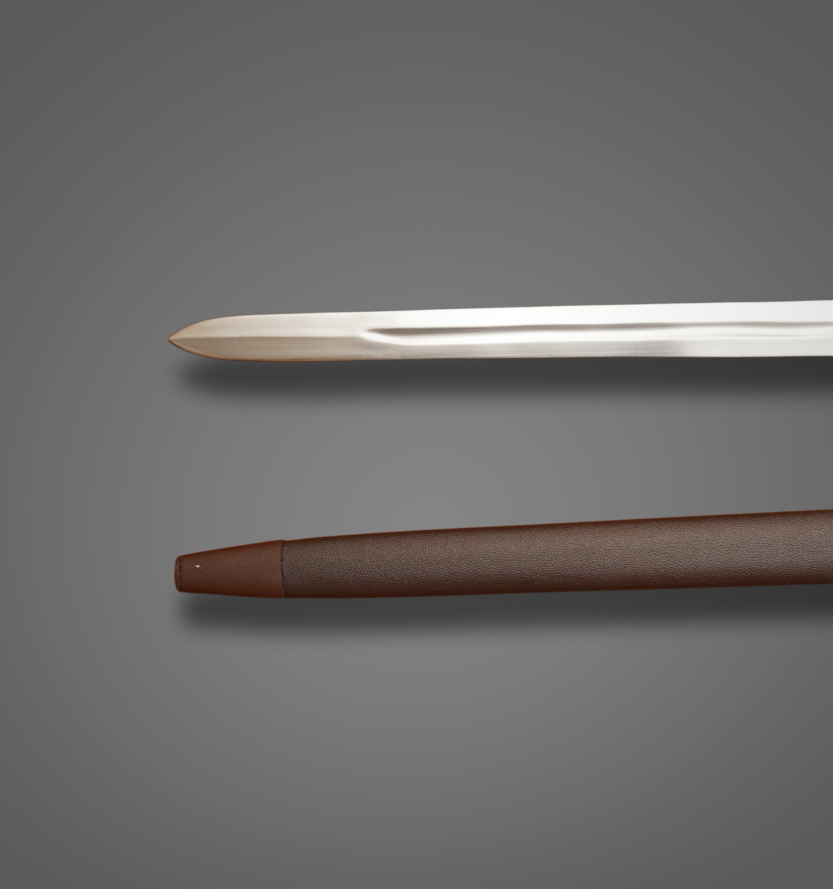 Hand-Forged Viking Sword Replica | High Carbon Steel Norse Warrior Sword with Leather Scabbard