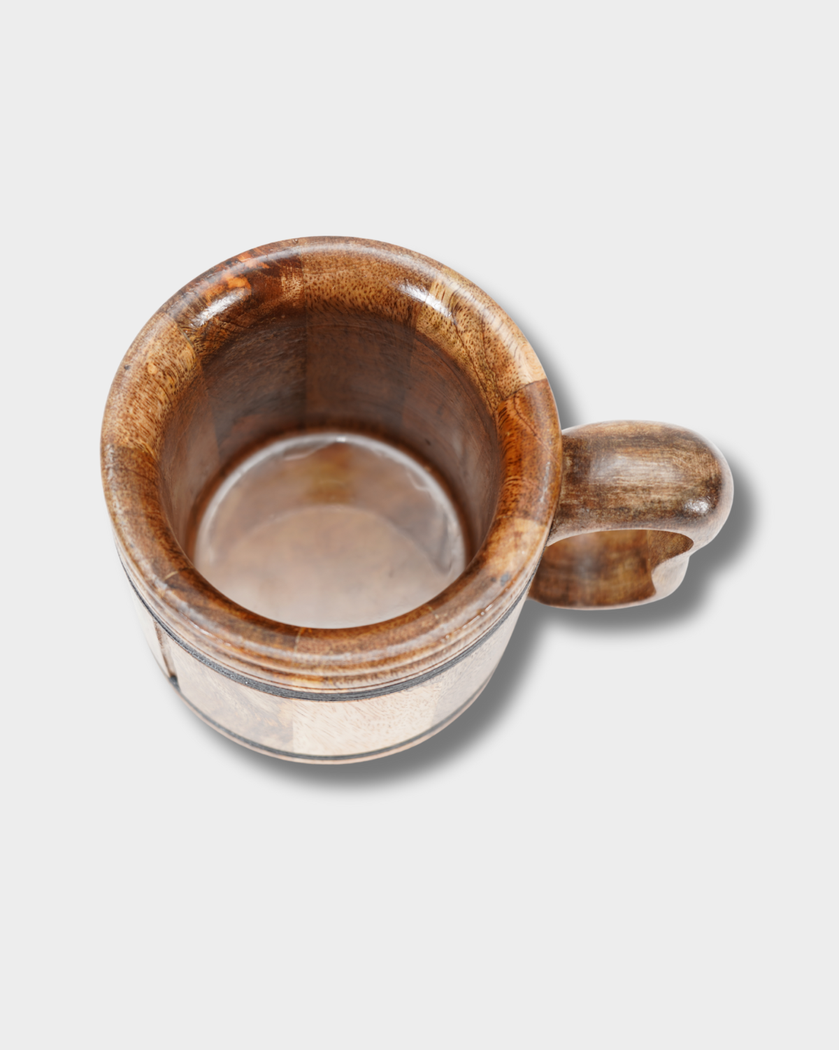 500ml Handmade Wooden Beer Mug, Mango Wood