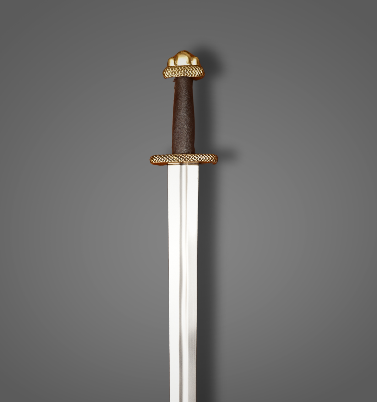 Hand-Forged Viking Sword Replica | High Carbon Steel Norse Warrior Sword with Leather Scabbard
