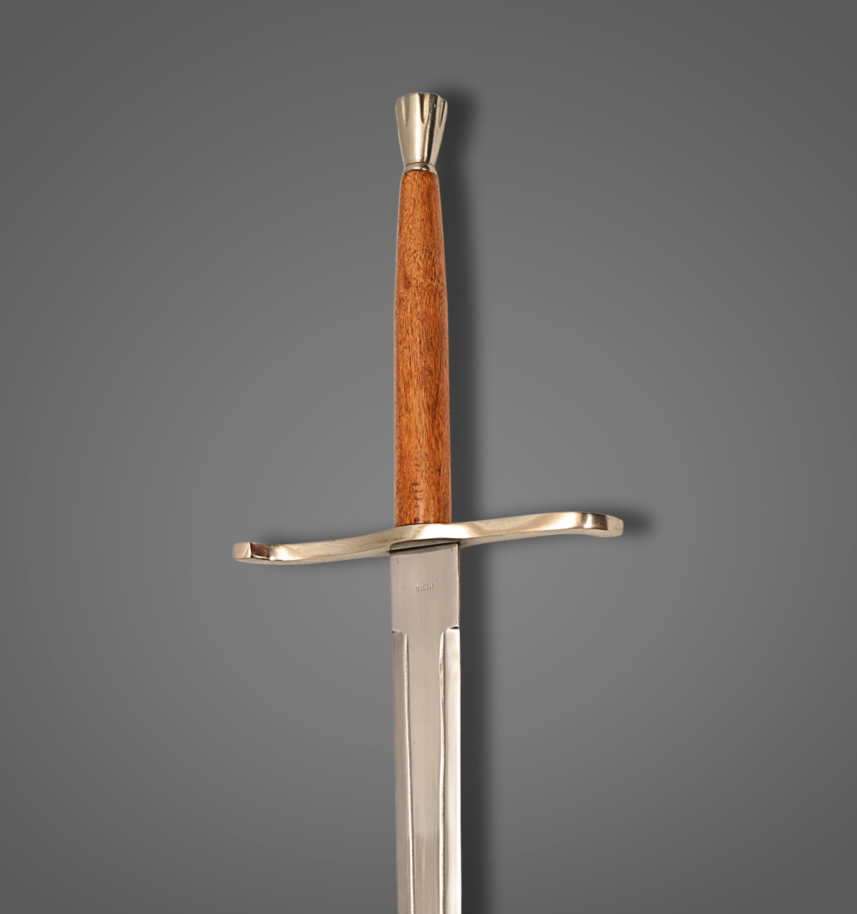 Hand-Forged Medieval Sword Replica | High Carbon Steel Knight’s Arming Sword with Leather Scabbard