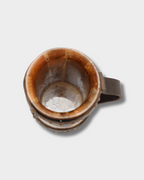 Nordic Runes (Wooden Inner) – Wooden Horn Beer Mug