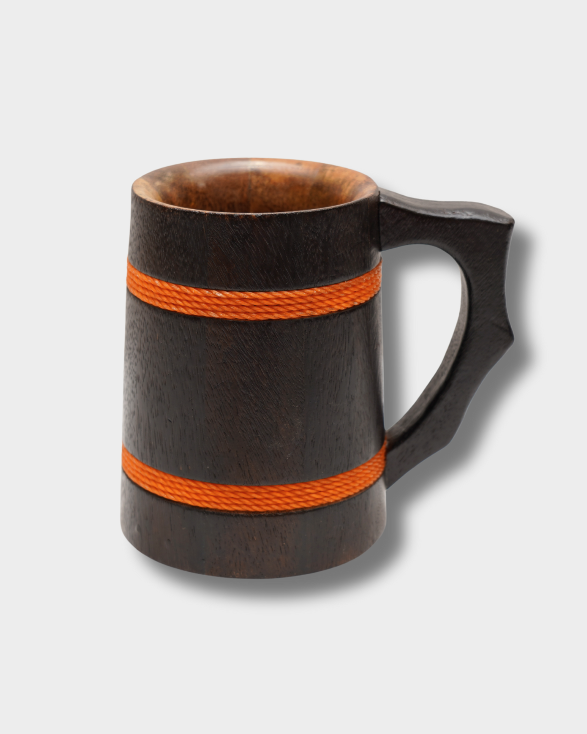 Nordic Runes (SS Inner) – Wooden Horn Beer Mug