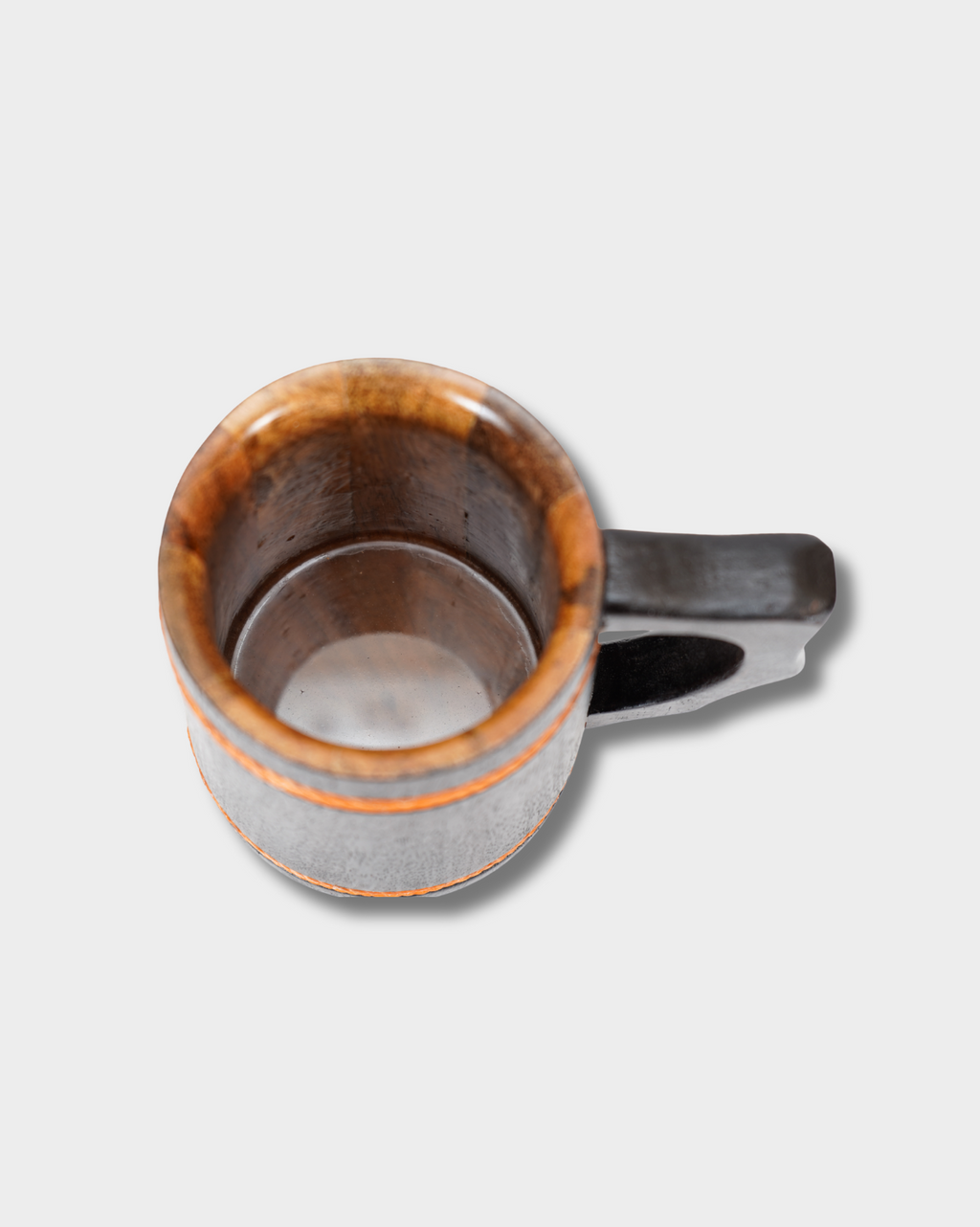 Nordic Runes (SS Inner) – Wooden Horn Beer Mug