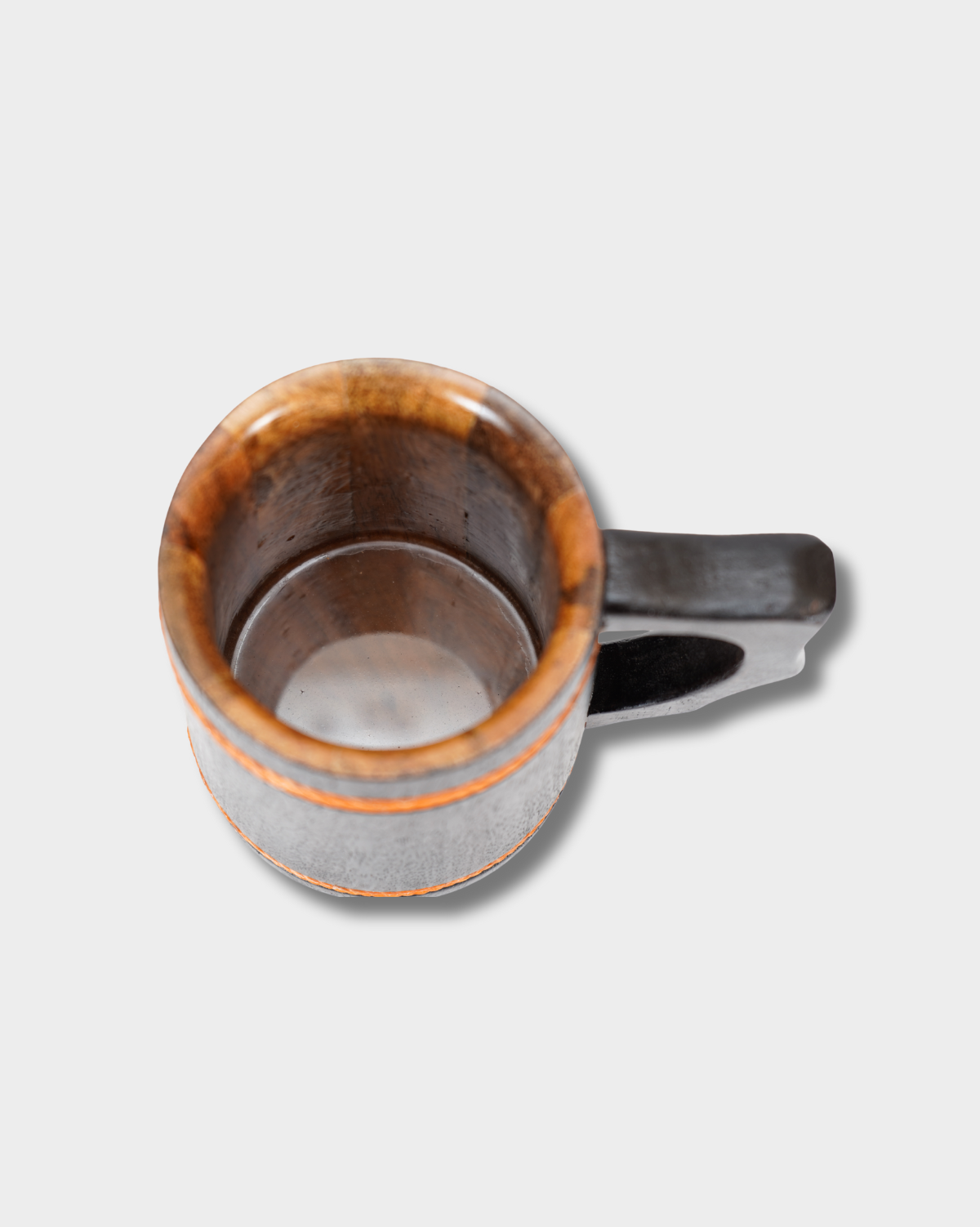 Nordic Runes (SS Inner) – Wooden Horn Beer Mug