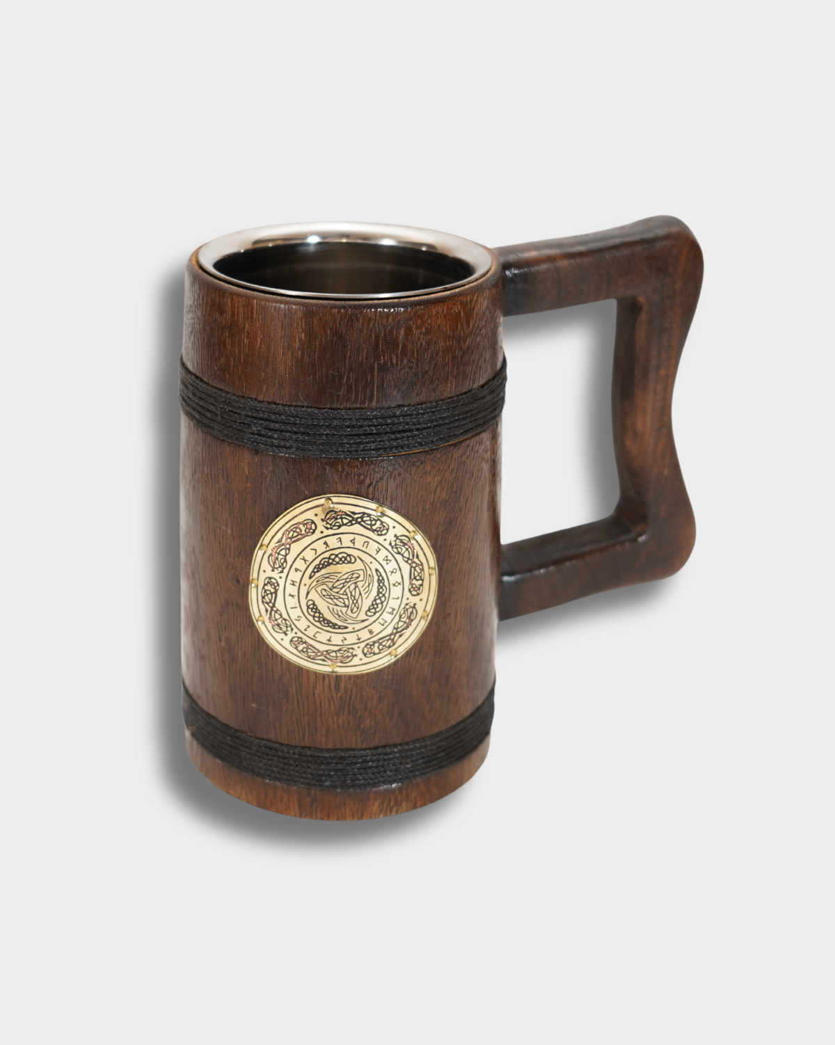 Odin’s Glory (SS Inner) – Wooden Horn Beer Mug