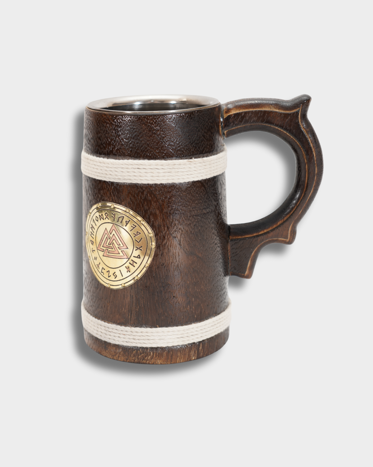 The Tankard – Wooden Horn Beer Mug