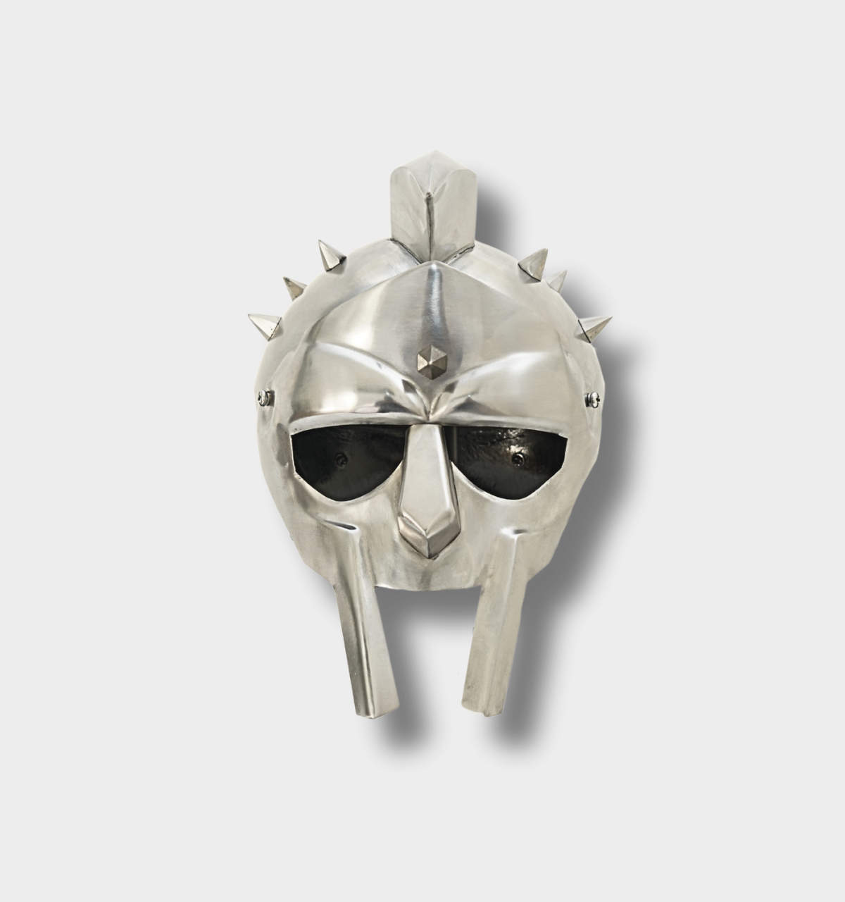 Spike Gladiator Silver Helmet – Roman Helmet