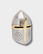 Silver Sugarloaf Helmet a classic Medieval Design
