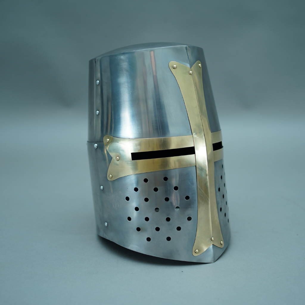 Handmade Crusader Great Helmet – Medieval Helmet