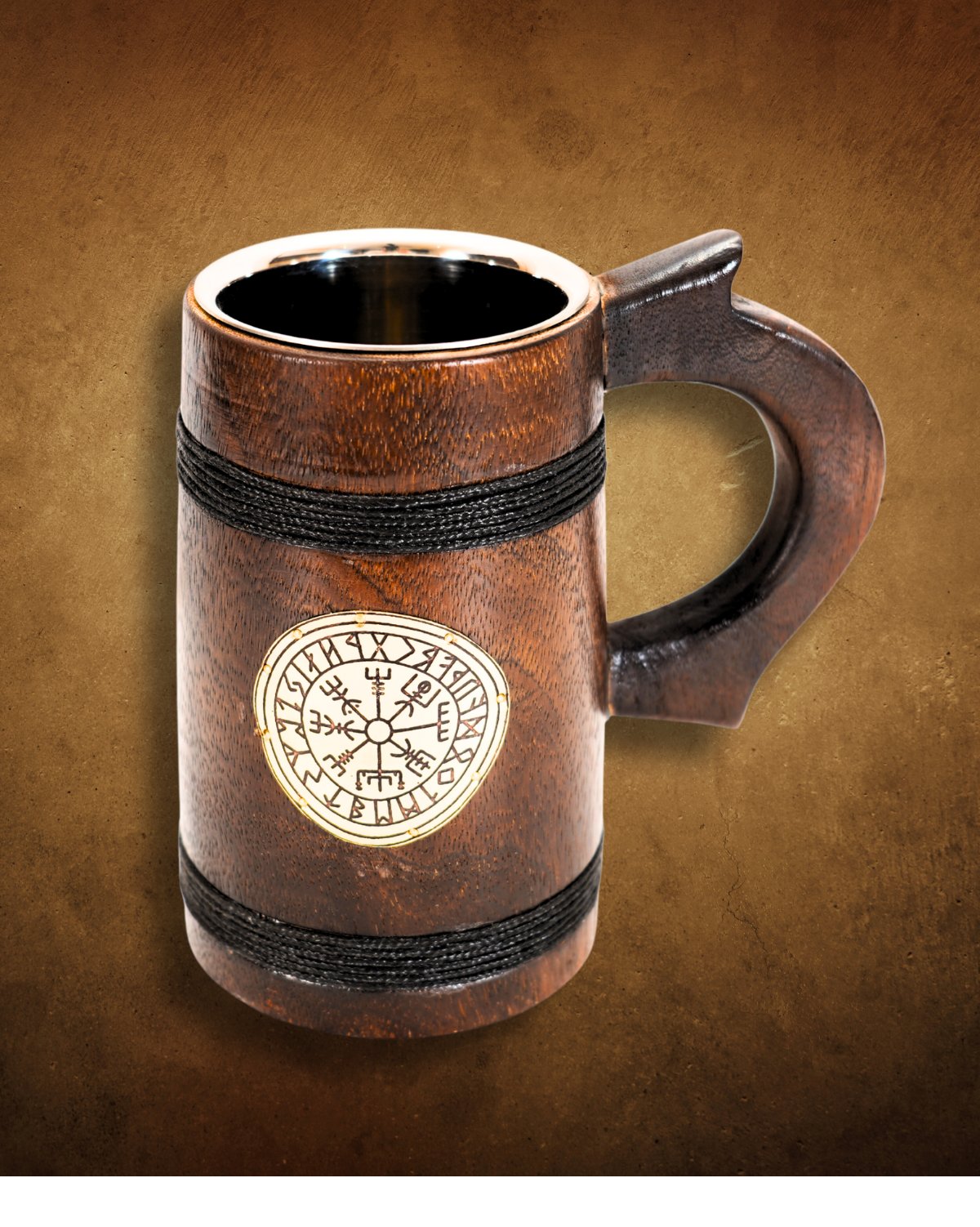 The Sailor – Wooden Horn Beer Mug